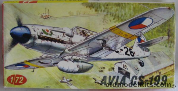 KP 1/72 Avia CS-199 (Bf-109) - Two-Seat Fighter Trainer Czech Air Force plastic model kit